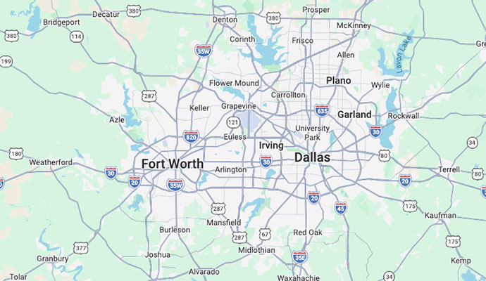 Service area map
