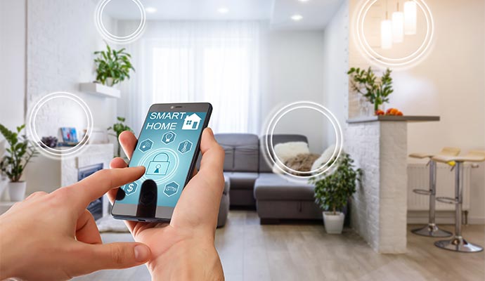 App controlled home automation system
