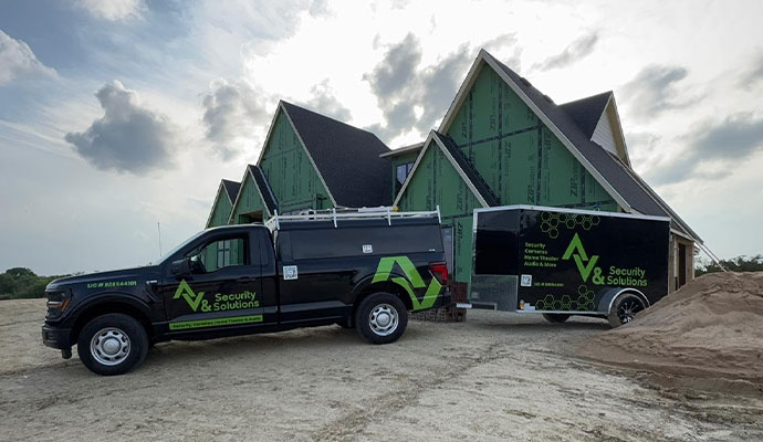 AV Security Solutions Service Truck Trailer