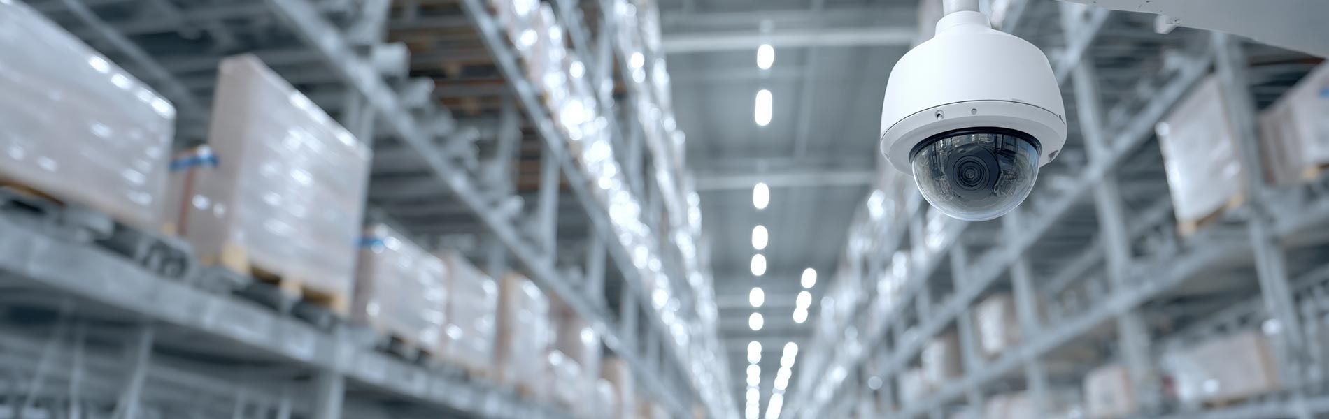 Commercial warehouse security camera
