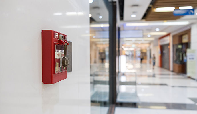 Commercial Building Emergency Fire Alarm