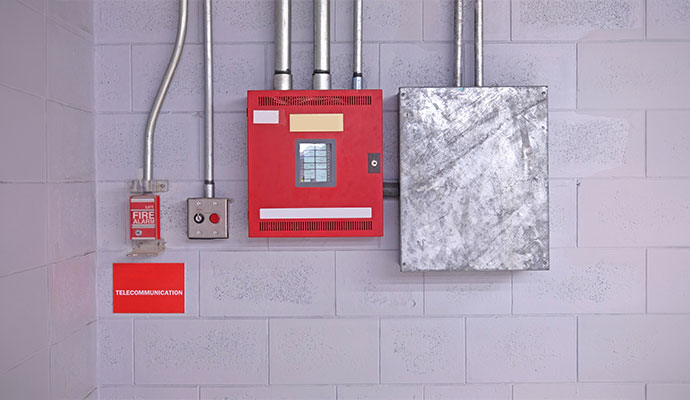 Commercial Building Fire and Smoke Detection Panel