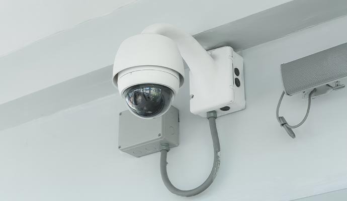 Commercial security camera wall mount