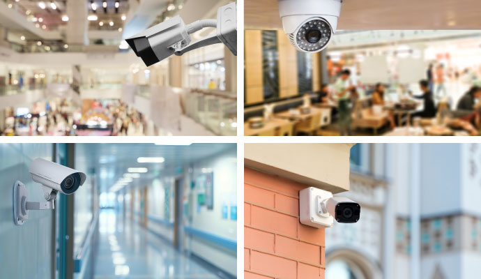 Indoor and Outdoor Commercial Security Cameras