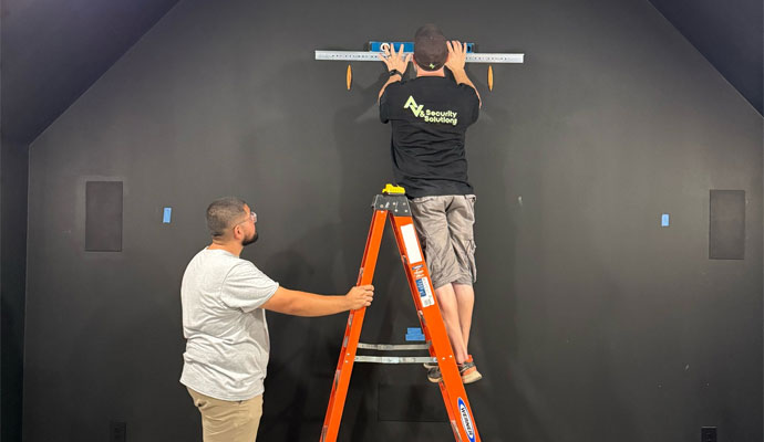 Licensed AV Contractors At Work