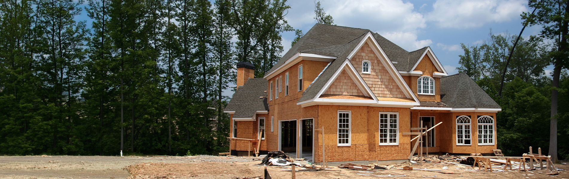 New Residential Home Under Construction