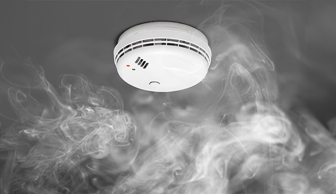 Smoke Detector Sensor in Emergency