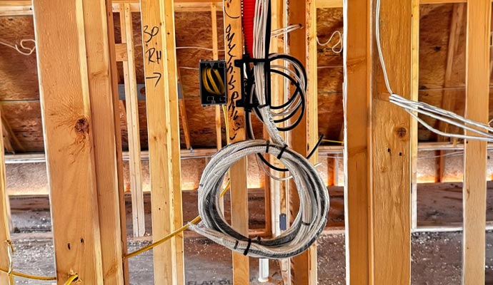 Structured pre wiring services for home